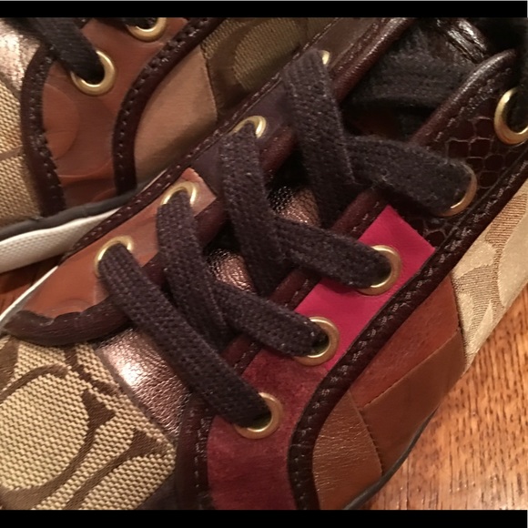Coach Patchwork Leather sneakers, 6 - Picture 2 of 14